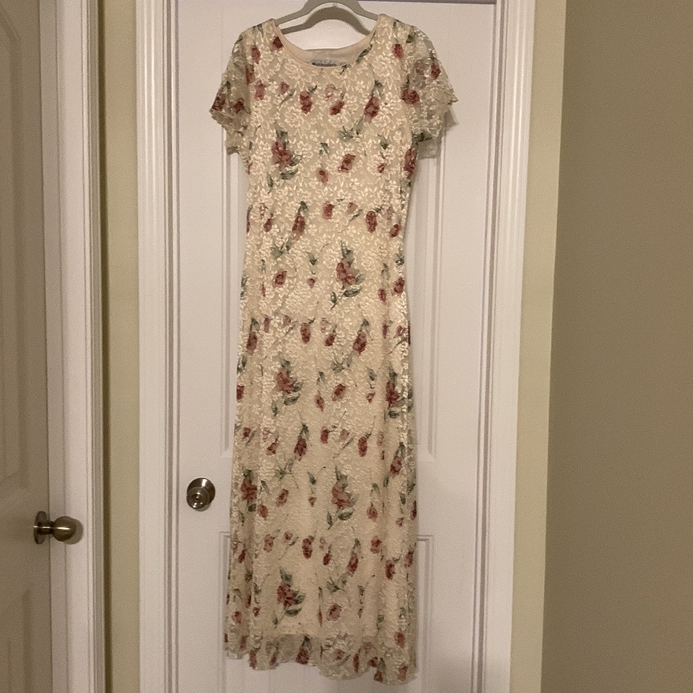 Dress Barn Floral Midi Dress